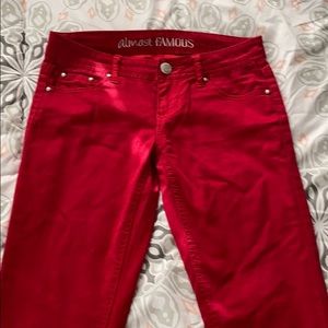 Red pants